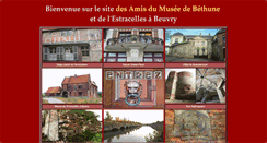 Desktop Screenshot of amisdumusee-bethune.fr